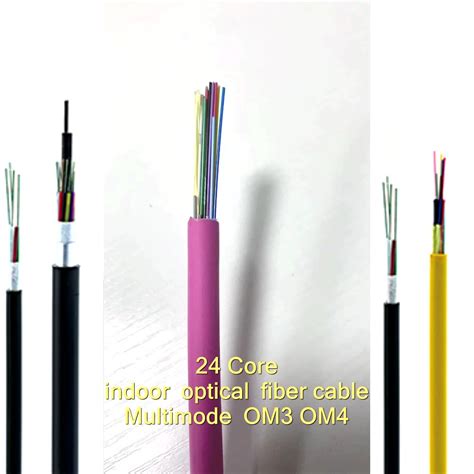 Indoor Optical Cable Gjfjh 12 24core Single Mode Fiber G652d G657a