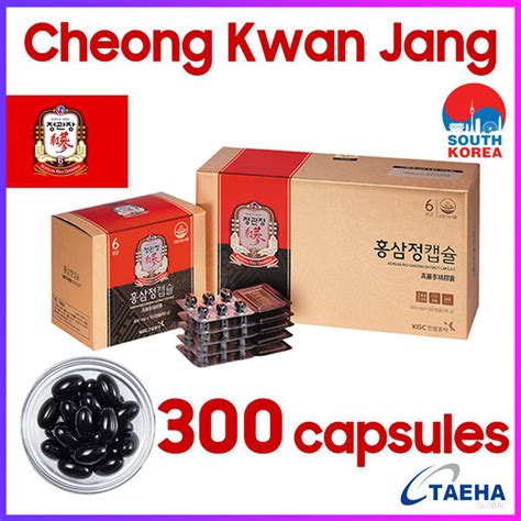 Cheong Kwan Jang Korean Red Ginseng Extract Capsule 300 Lazada