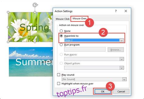 Comment créer une fenêtre contextuelle dans PowerPoint toptips fr