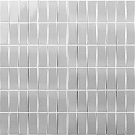 Ivy Hill Tile Colorwave Steps Gray 443 In X 1762 In Polished Crackled Ceramic Wall Tile 7