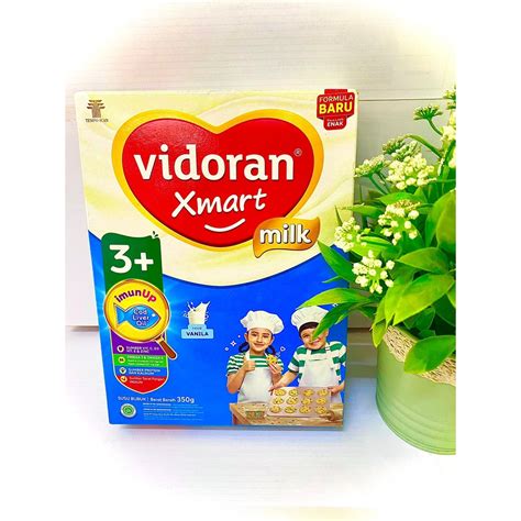 Jual Susu VIDORAN XMART 3 Plus IMUN UP 350 Gr Vanilla Madu Shopee