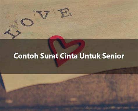 Contoh Surat Cinta Yang Baik Dan Benar Paling Lengkap