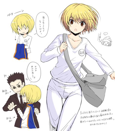 Kurapika Leorio Paladiknight And Pokkle Hunter X Hunter Drawn By