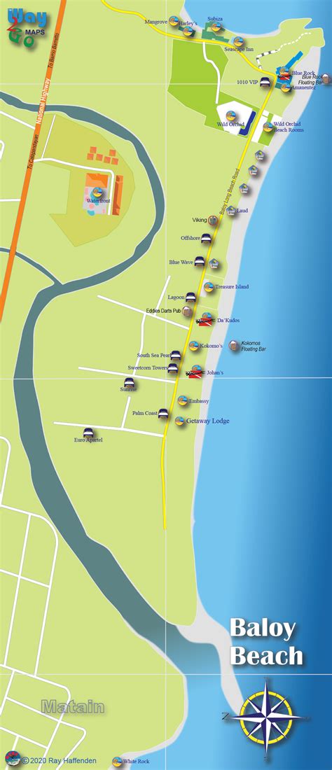 Subic Bay Maps Baloy Beach