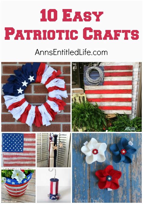 10 Easy Patriotic Crafts