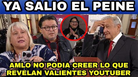 Ya Salio El Peine Amlo No Podía Creer Lo Que Revela Valiente