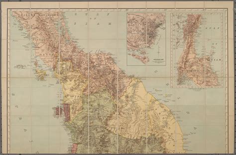 Map of the Malay peninsula 1911 - north | Map, Peninsular malaysia, Peninsula