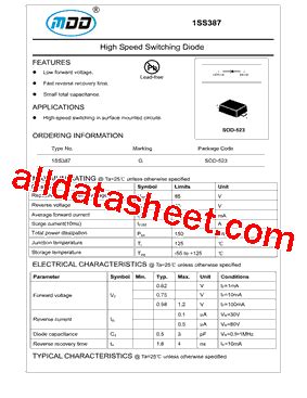 Ss Datasheet Pdf Microdiode Electronics Jiangsu Co Ltd