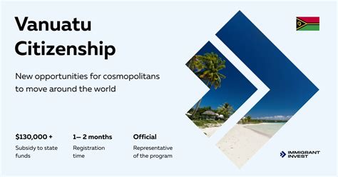 Vanuatu Citizenship By Investment Program Cbi Licensed Agent