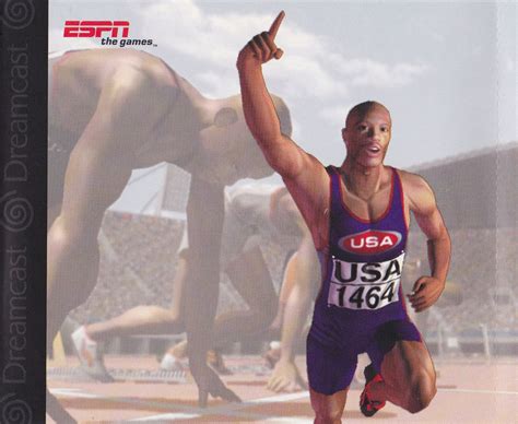 ESPN International Track Field 2000 Dreamcast Box Cover Art MobyGames