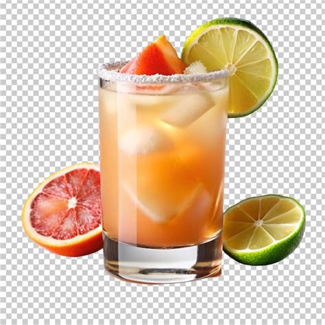 Premium PSD Classic Paloma Cocktail Isolated