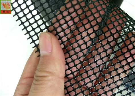 PP Extruded Plastic Screen Mesh 1m Wide , Black Polypropylene Mesh Netting