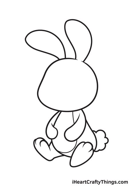 Bunny Drawing — How To Draw A Bunny Step By Step