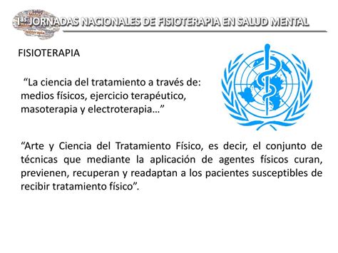 Ppt La Fisioterapia En Salud Mental Concepto Y Fundamento Cient Fico