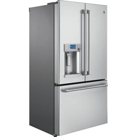 Ge Cafe 221 Cu Ft Counter Depth French Door Refrigerator With Ice