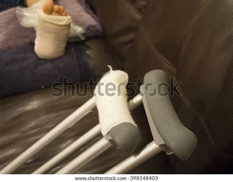 Sprained Ankle Crutches Stock Photo 398148403 | Shutterstock