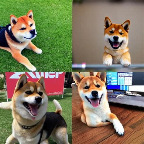 A Shiba Inu Dog Being A Pro Crypto Trader Stable Diffusion Openart