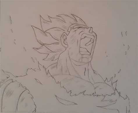 Boceto De Vegeta Ssj 2 Arte Amino Amino