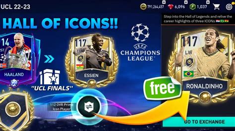 NEW 117 OVR ICON RONALDINHO UCL FINALE HALL OF LEGENDS EVENT