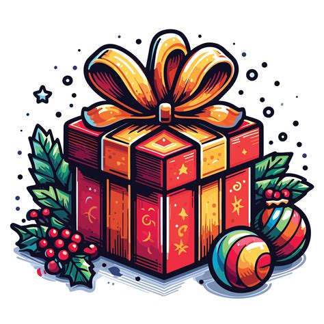 Christmas Present Clipart - Ai Generative 33641815 PNG