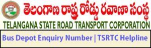 TSRTC BUS Station Helpline Numbers Telangana RTC BUS DEPOT Enquiry