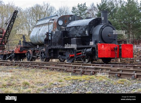 An Old Engine In The Goods Shunting Yard Beamish Museum In The