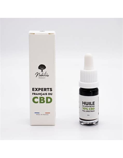 Huile CBD Full Spectrum 10 à 40 NOBILIS Green Tendance