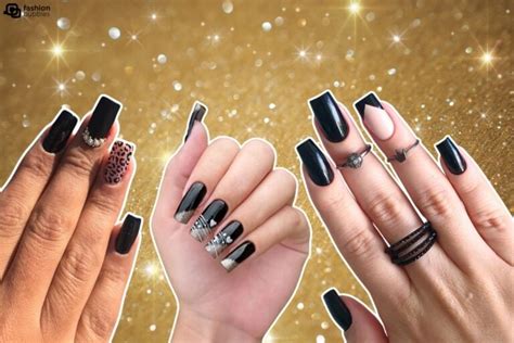 Unhas Pretas Decoradas Inspira Es Para Voc Arrasar Dicas De