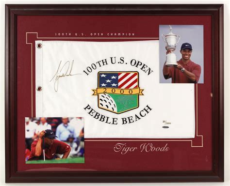 Lot Detail Tiger Woods X Framed Display W Signed U S