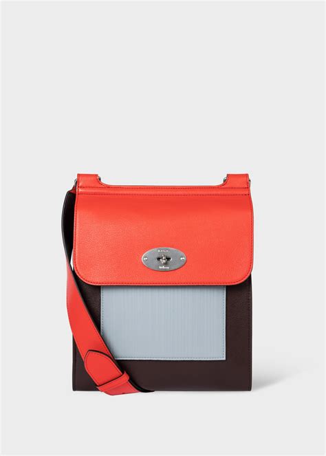 Mulberry X Paul Smith Coral Orange Antony Bag