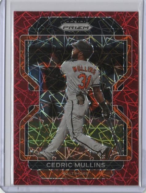 Panini Prizm Cedric Mullins Red Velocity Prizm Baltimore