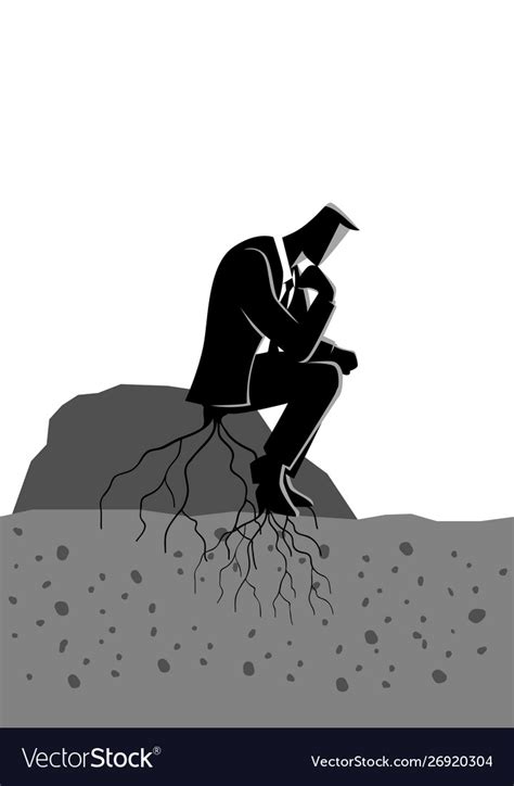 thinking royalty  vector image vectorstock