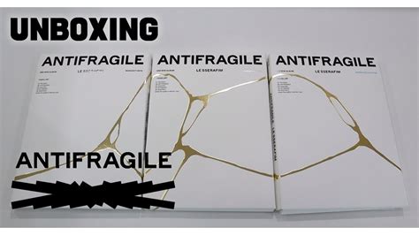 Sw Unboxing Le Sserafim Antifragile Album Unboxing