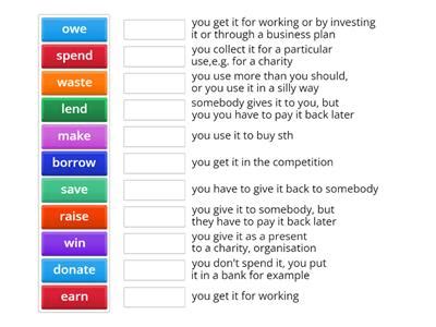 Gateway b1 plus collocations with money - Учебные ресурсы