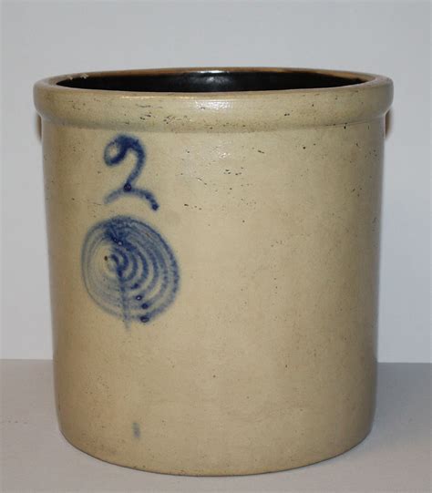 Bargain John S Antiques Antique Gallon Salt Glaze Stoneware Crock