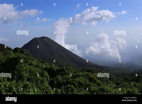 Izalco Volcano Seen From One Of The View Points In Cerro Verde