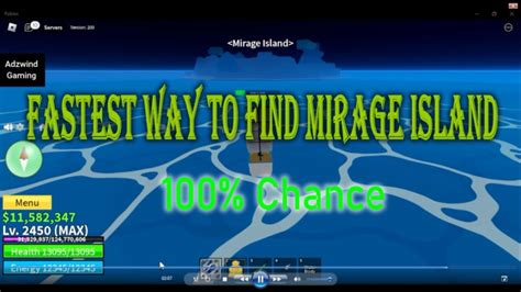 Fastest Way To Find Mirage Island YouTube