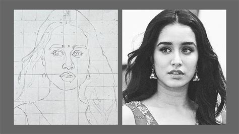 Shraddha Kapoor Sketch Part 1 How To Draw Shradha Kapoor Sketch