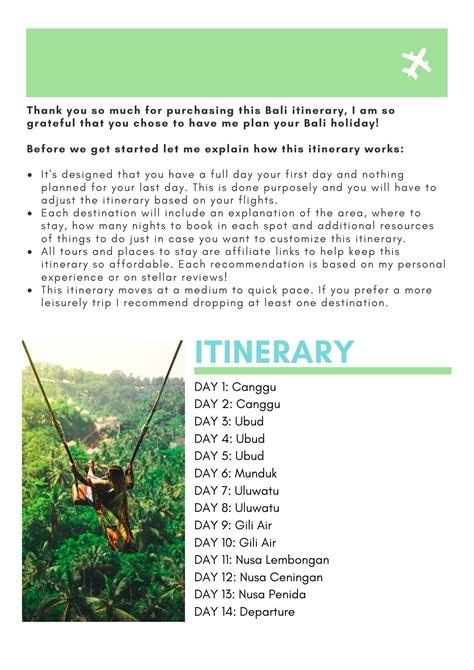 Bali Itineraries - Taylor's Tracks