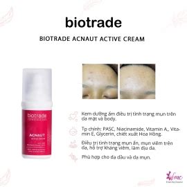 Kem D Ng Tr M N Biotrade Acnaut Active Cream Ml Demo C A H Ng