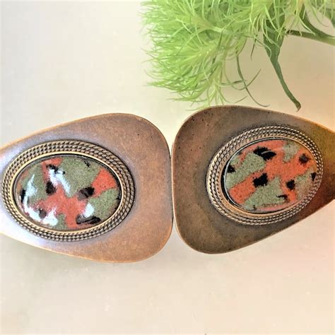 Enamel Barrette - Etsy