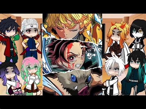 Hashiras React To Kamado Squad Gacha Meme Demon Slayer