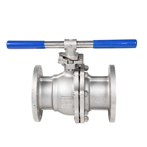 Stainless Steel 2 PC Flange Ball Valve Class150 ANSI Standard Double