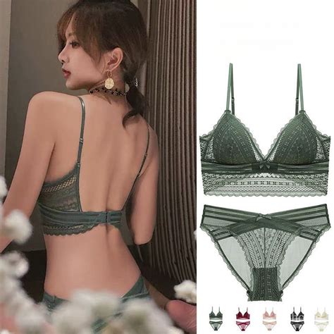 Jual Lingerie Wanita Baru Backless Besar Baru Tanpa Cincin Baja