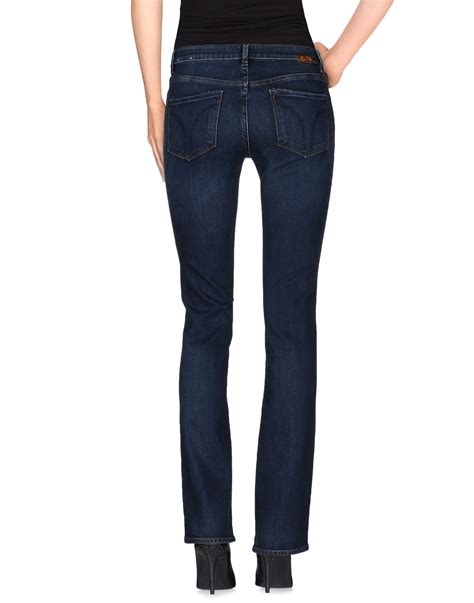 Lyst Miss Sixty Denim Trousers In Blue