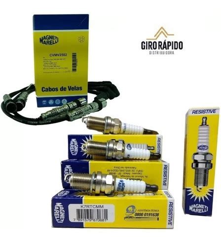 Kit Cabos Marelli E Vela Vw Fox Polo Gol G G Golf Audi Parcelamento