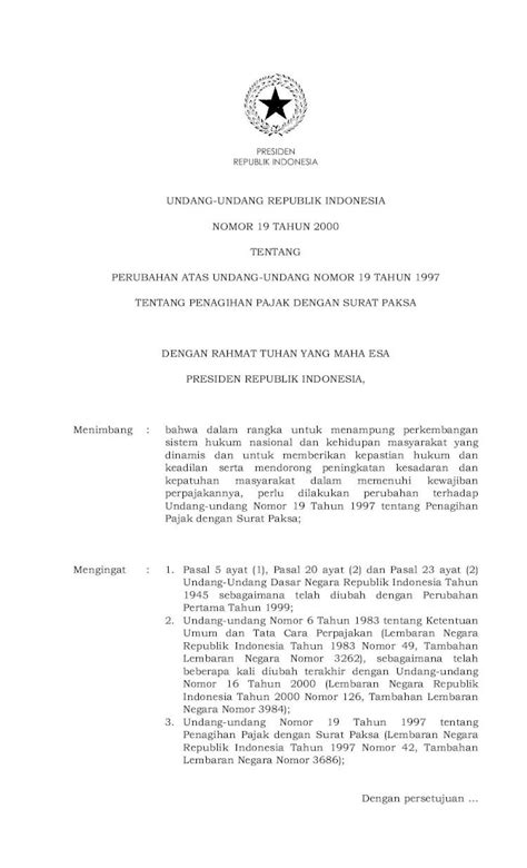 Pdf Tentang Perubahan Atas Undang Undang Nomor