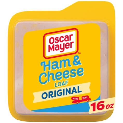 Oscar Mayer Ham & Cheese Meat Loaf Sliced Deli Lunch Meat with Real ...