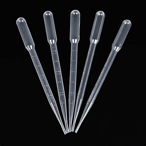 Pcs Ml Disposable Transfer Pipettes Plastic Graduated