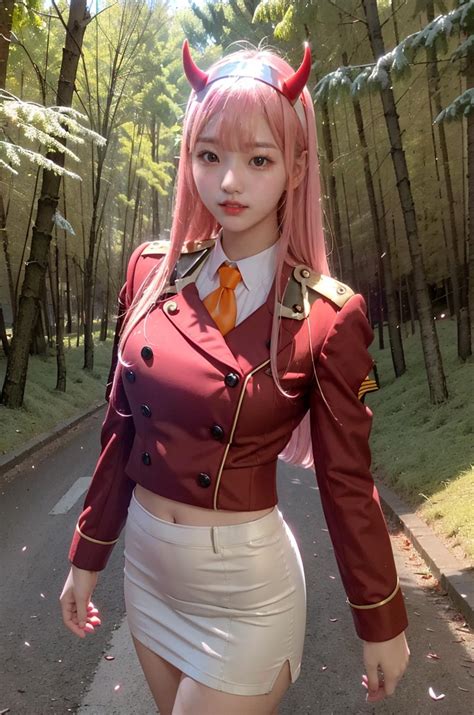 Darling In The FranXX IA Convierte A Zero Two En Una Hermosa Chica